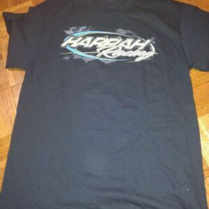 🙂Large Graphic Tee Shirt Harrah Racing Fayetteville, Ga Southern Regional